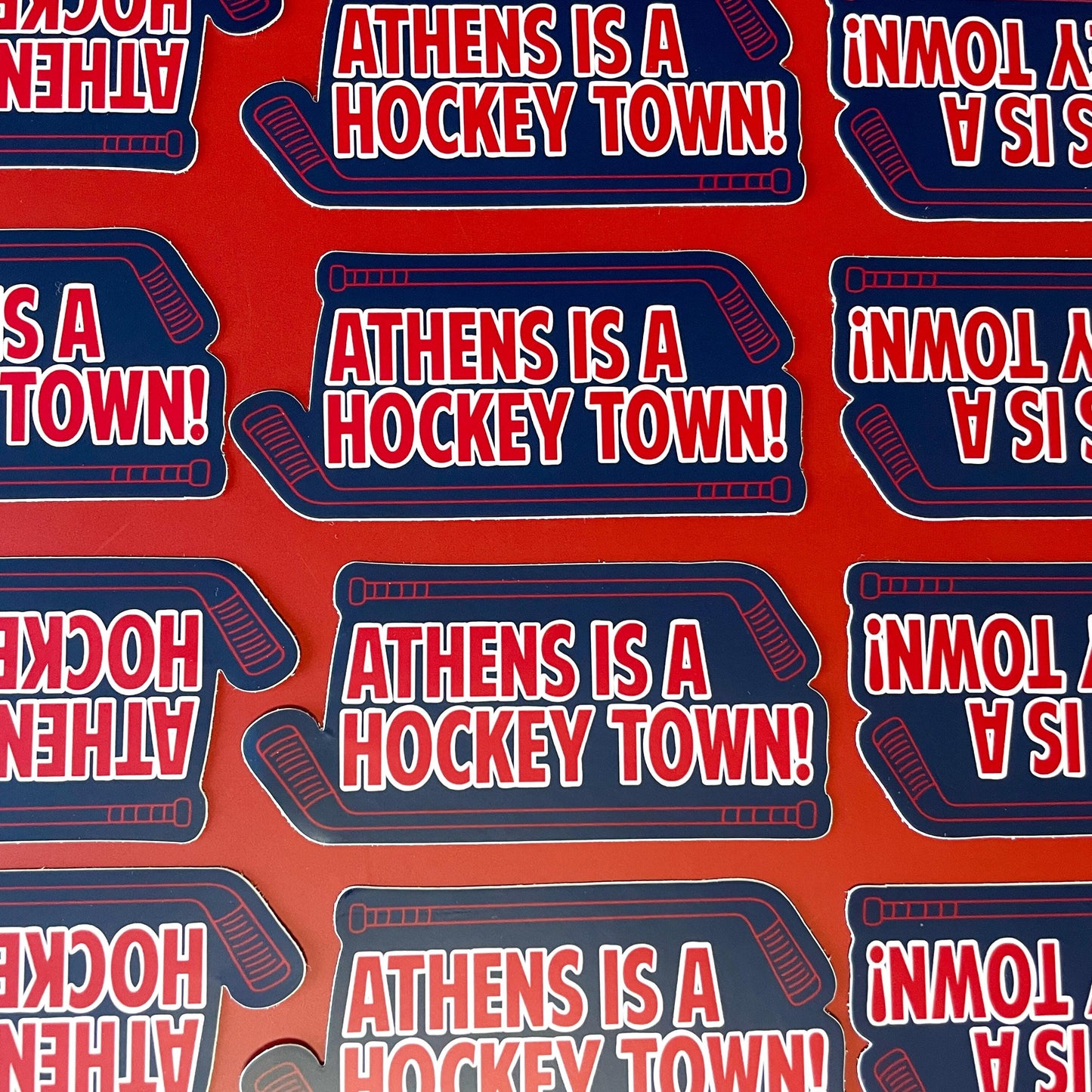 Athens Hockey Sticker