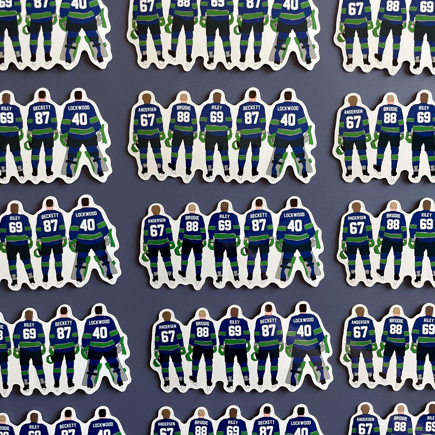 Vancouver Vipers Team Sticker - "Playing For Keeps" series by Becka Mack