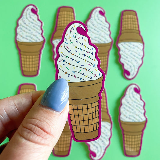 Ice Cream Cone Sticker