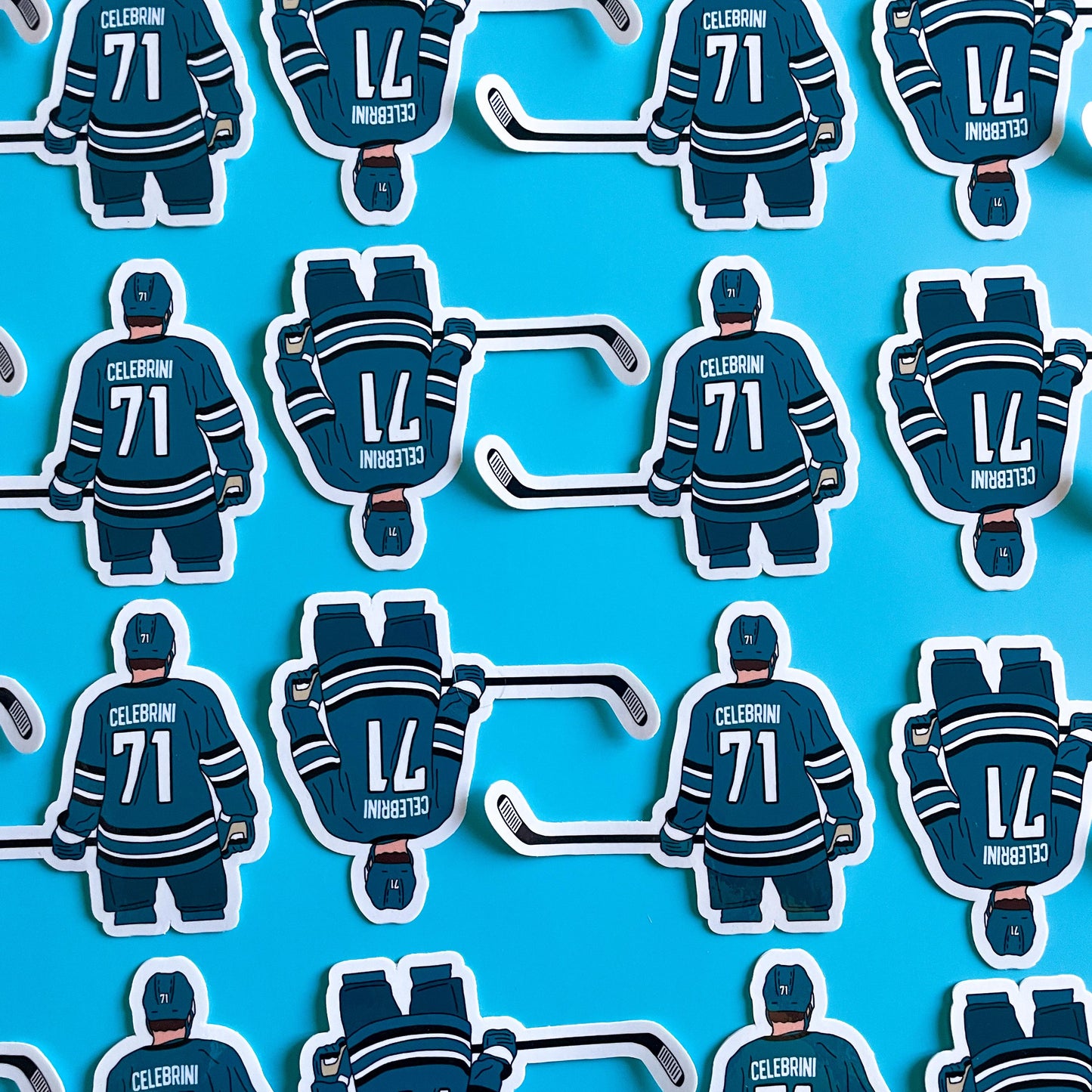 San Jose Hockey Sticker