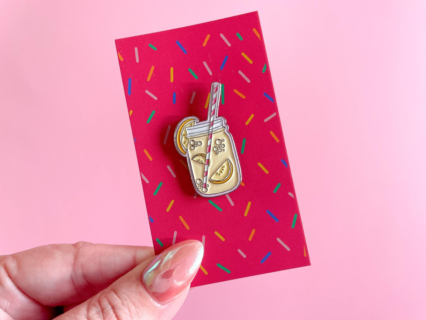 Lemonade Enamel Pin
