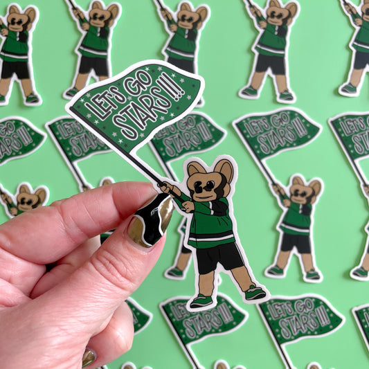 Texas Hockey Sticker