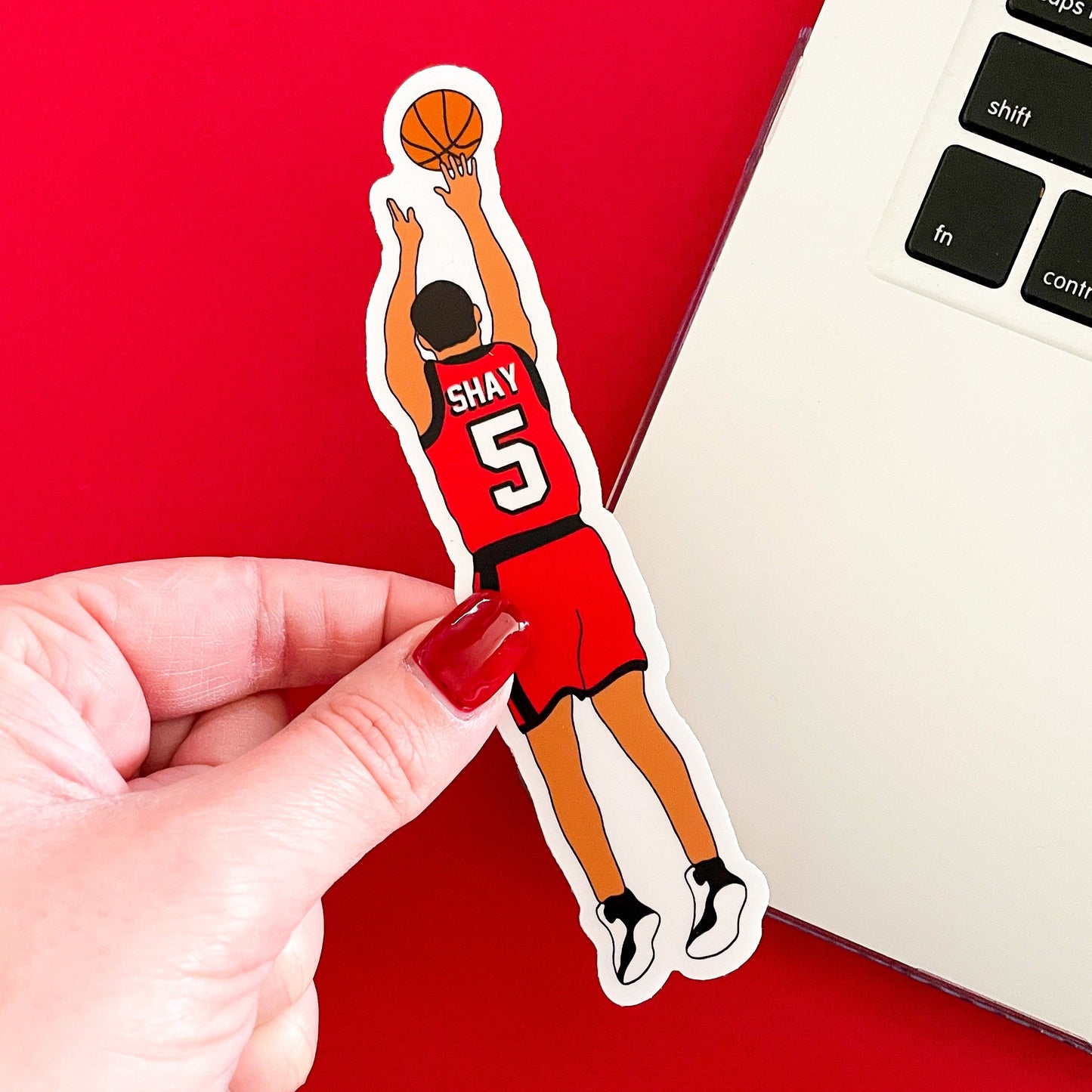 Ryan Shay Sticker - "The Right Move" by Liz Tomforde