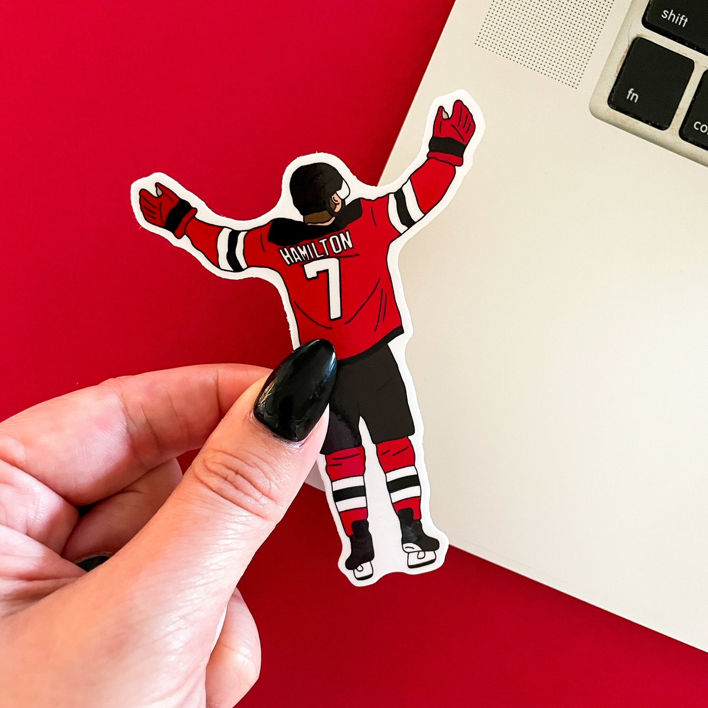 New Jersey Hockey Sticker