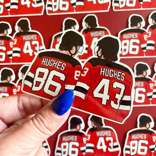 New Jersey Hockey Sticker