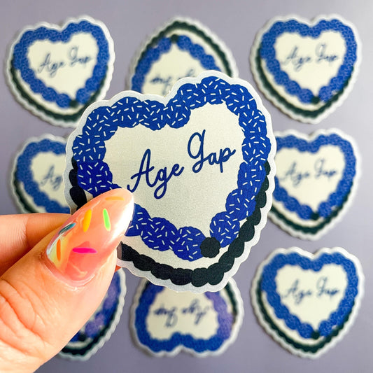 Age Gap Book Trope Sticker