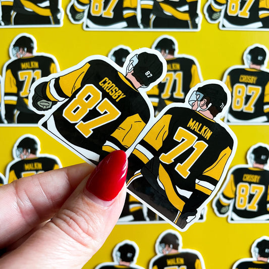 Pittsburgh Hockey Sticker