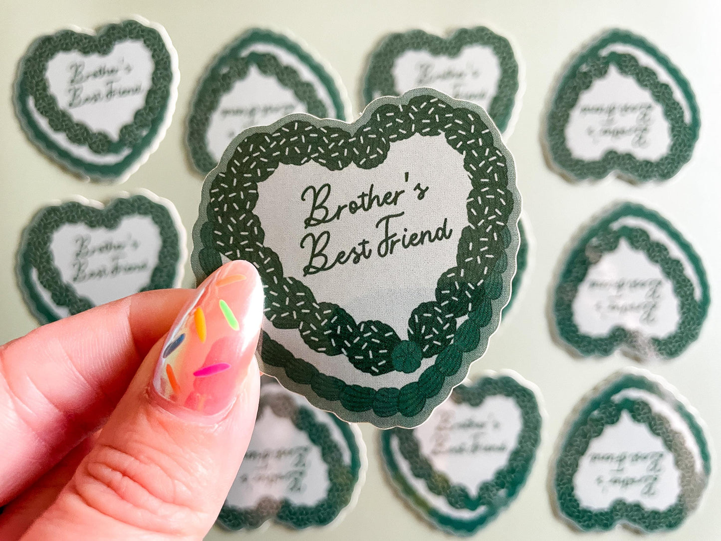 Brother's Best Friend Book Trope Sticker