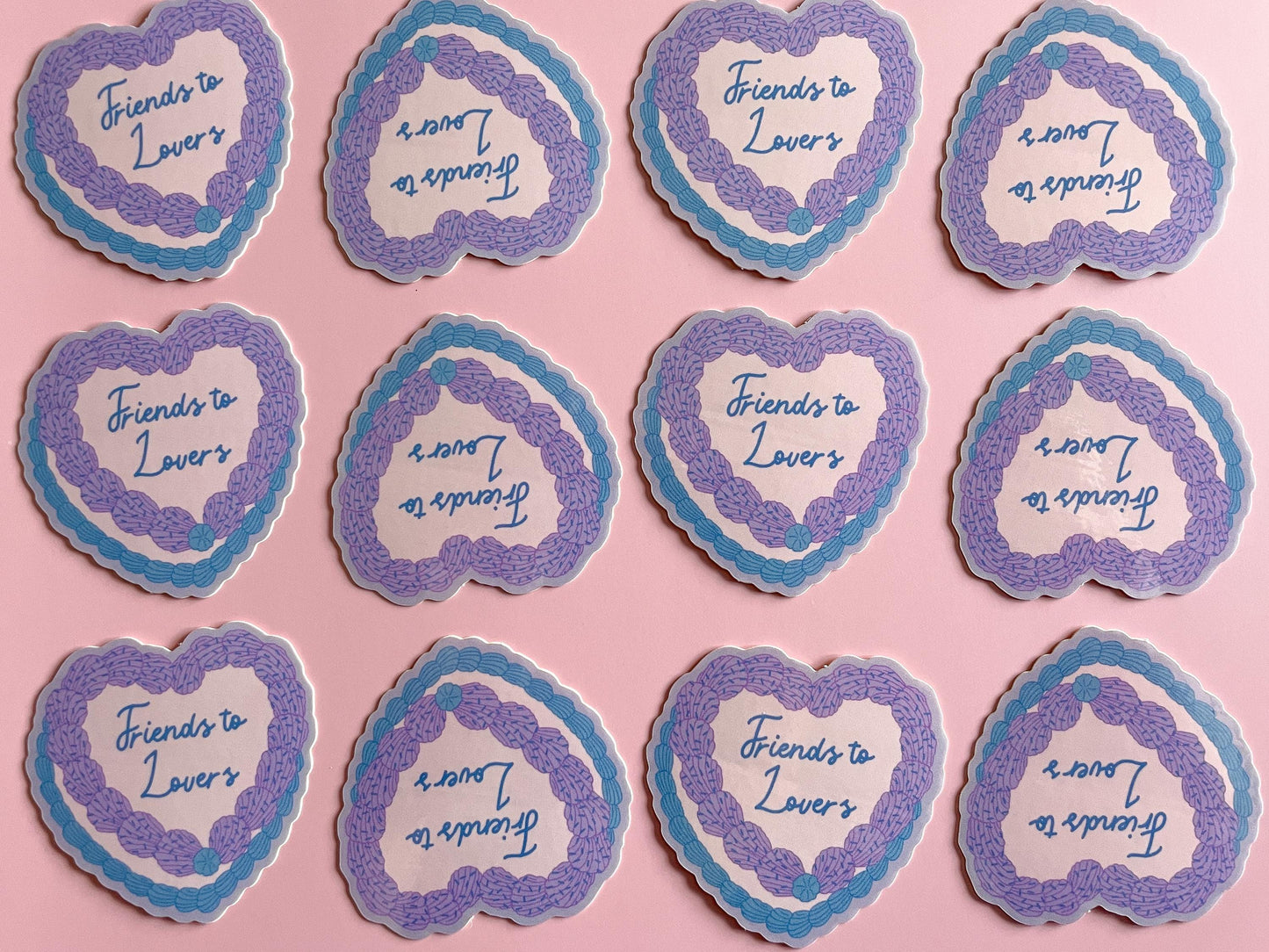 Friends to Lovers Book Trope Sticker