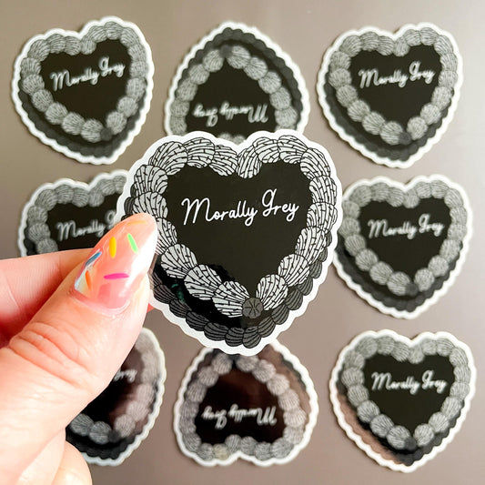 Morally Grey Book Trope Sticker