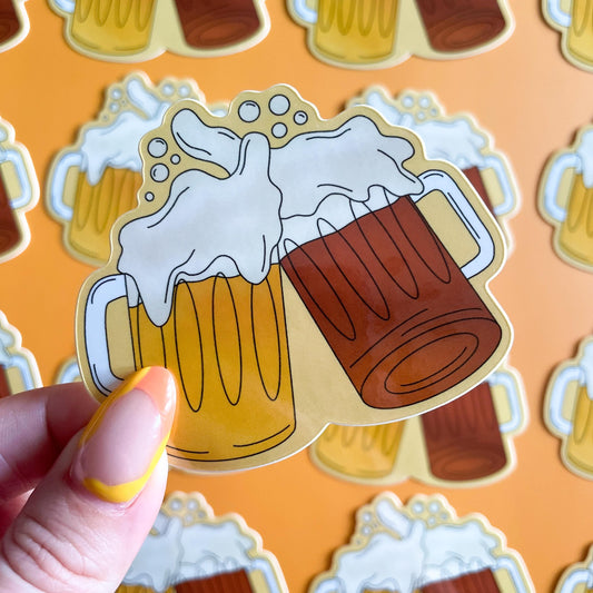 Beer Cheers Sticker