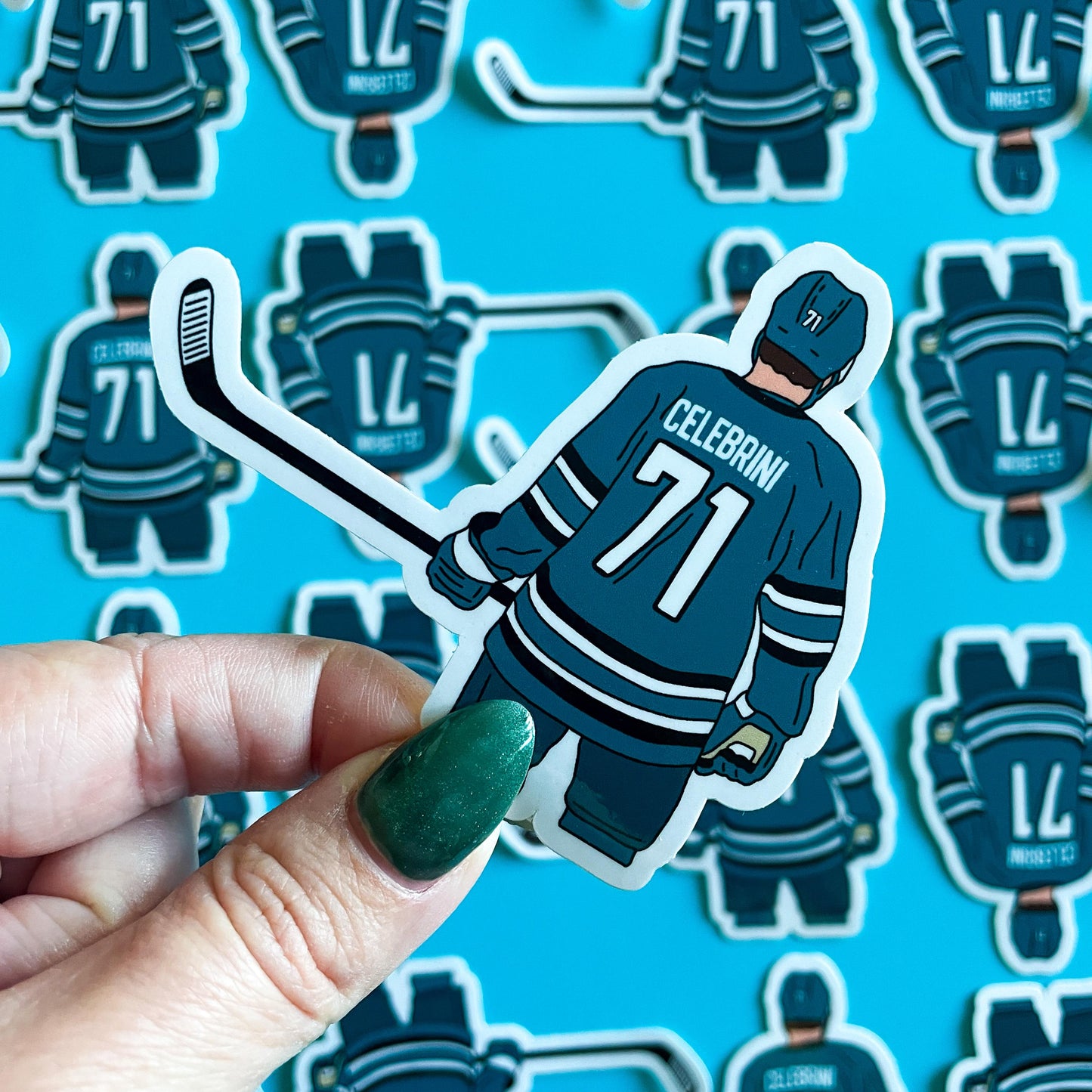 San Jose Hockey Sticker