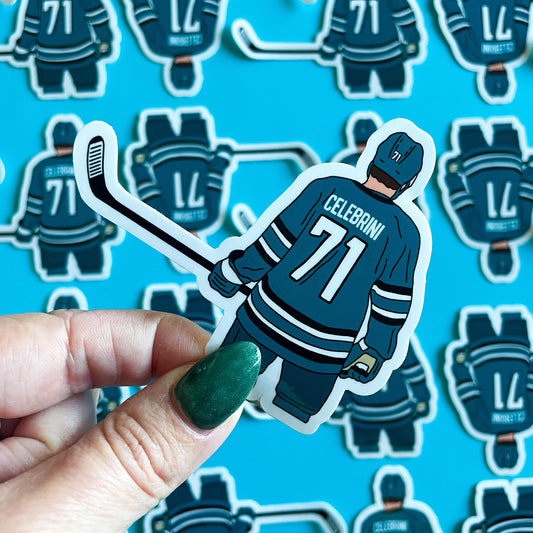 San Jose Hockey Sticker