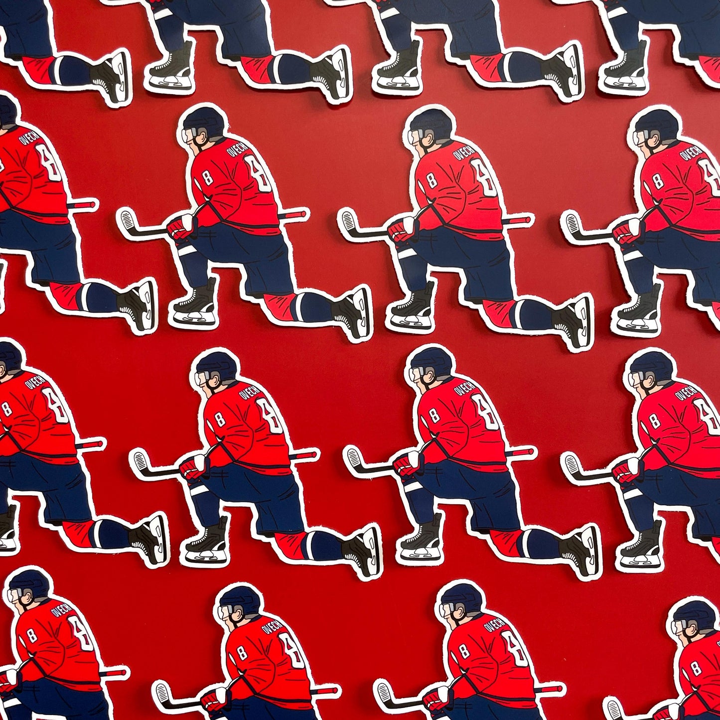 Washington DC Hockey Sticker