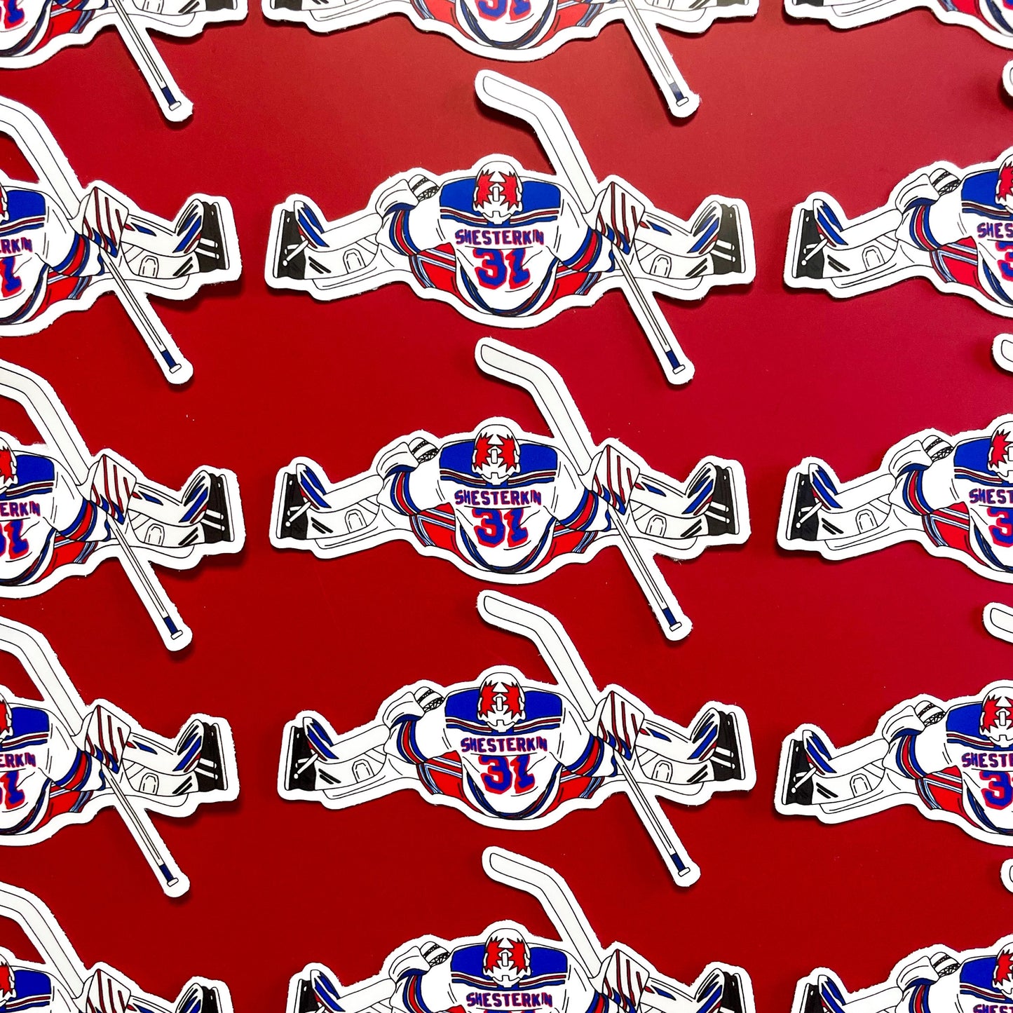 New York Hockey Sticker