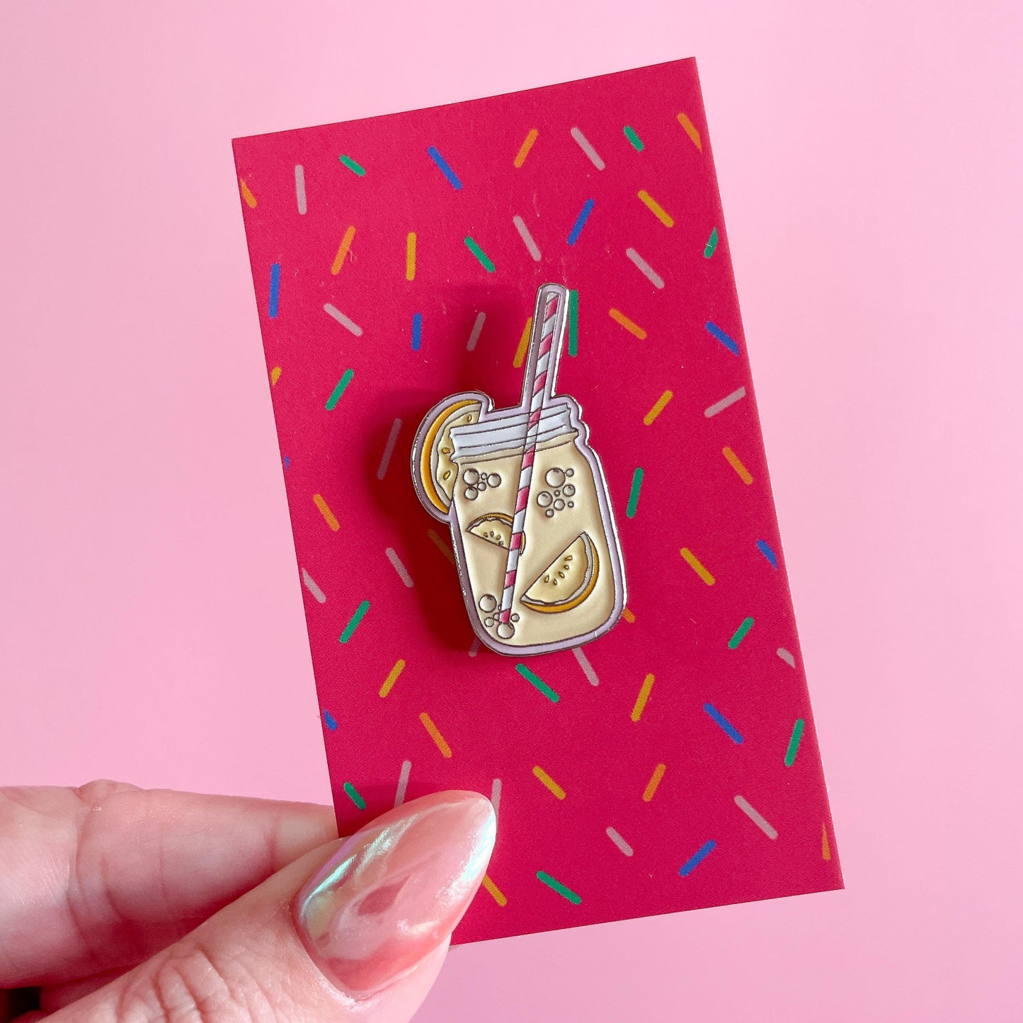 Lemonade Enamel Pin