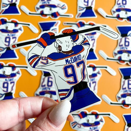Edmonton Hockey Sticker