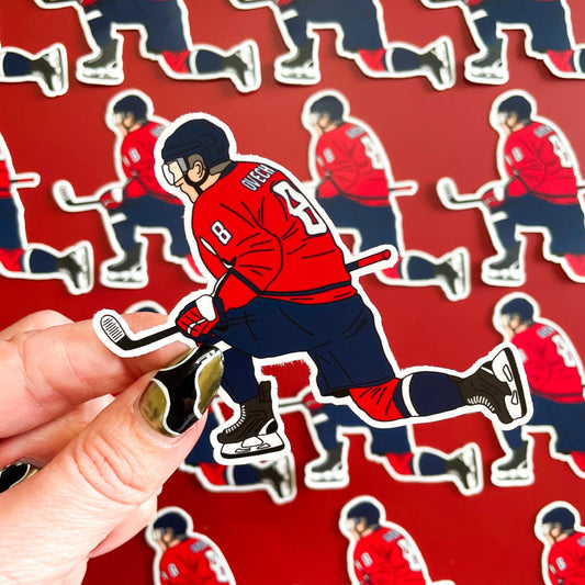 Washington DC Hockey Sticker