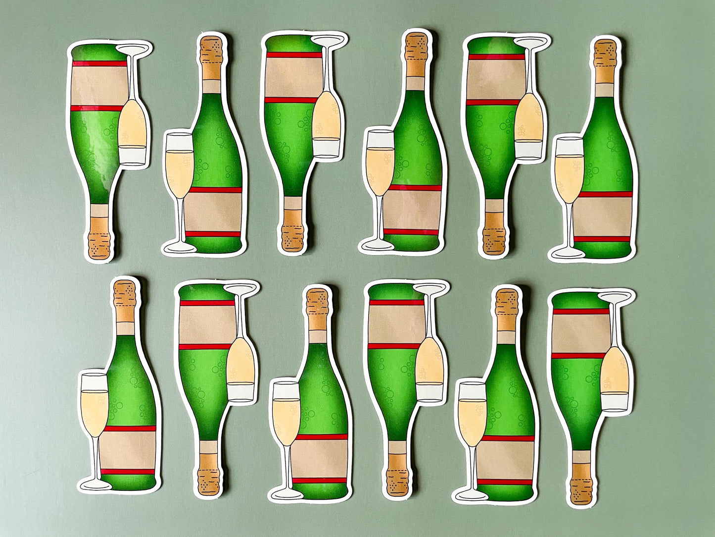 Champagne Sticker