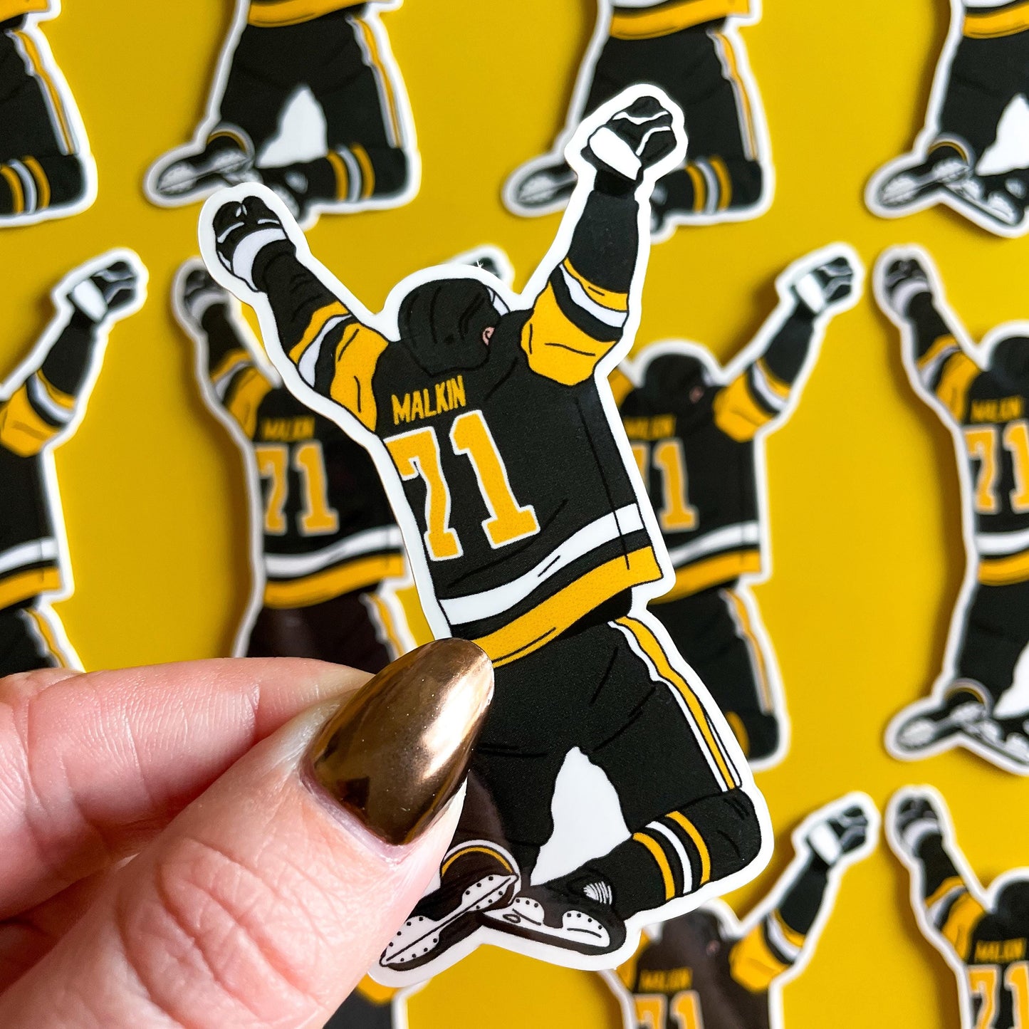 Pittsburgh Hockey Sticker