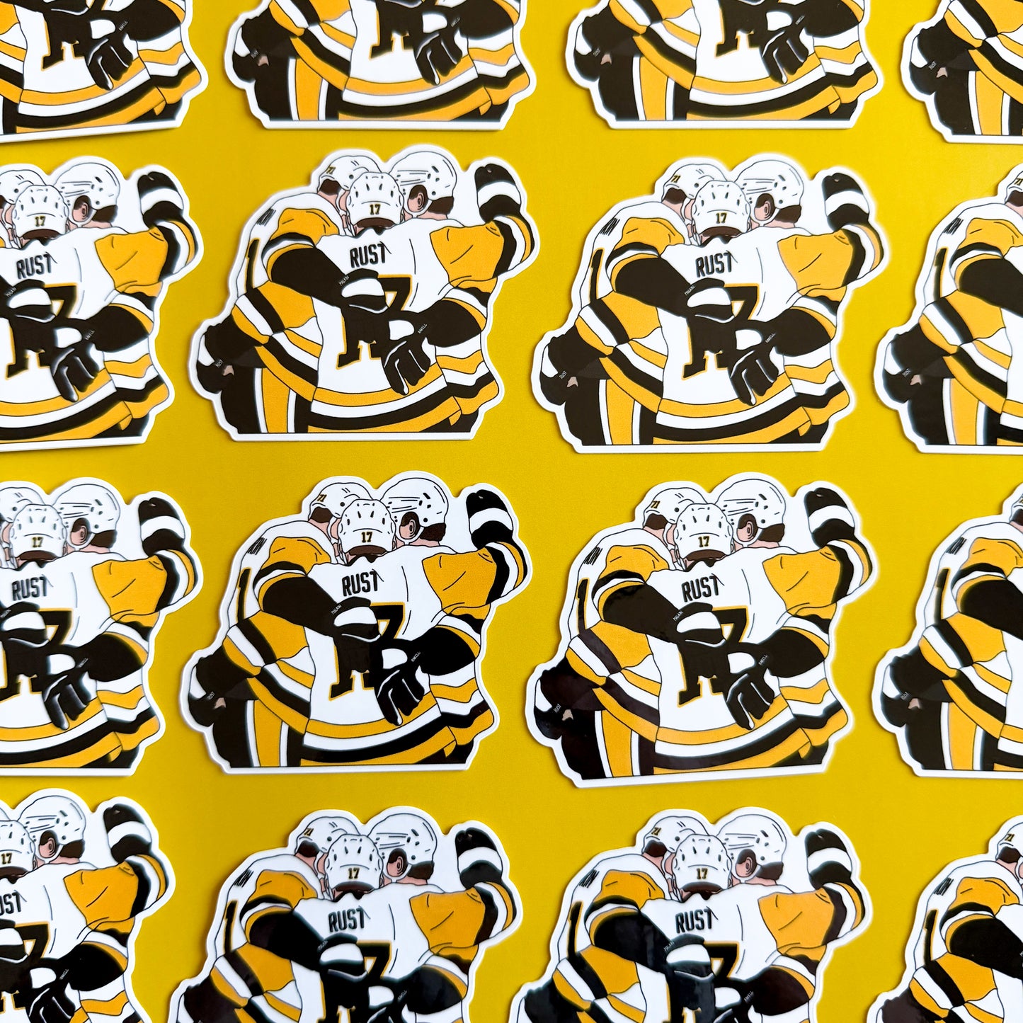 Pittsburgh Hockey Sticker