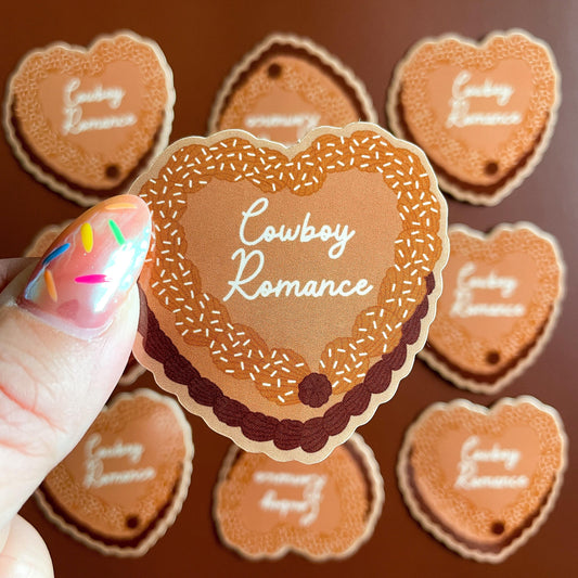 Cowboy Romance Book Trope Sticker