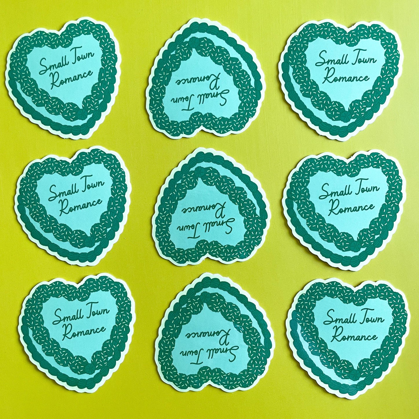 Small Town Romance Book Trope Sticker