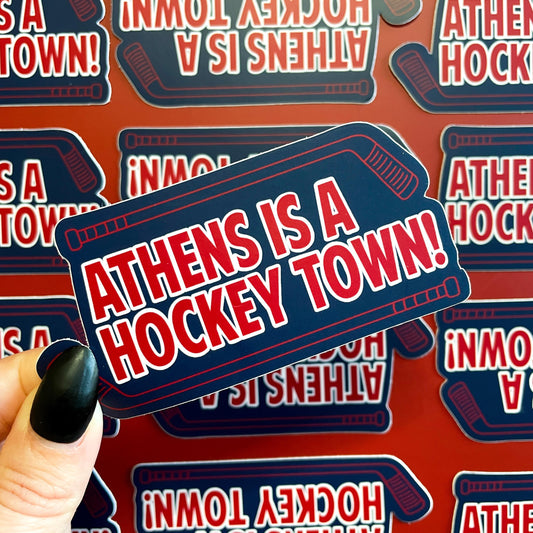 Athens Hockey Sticker