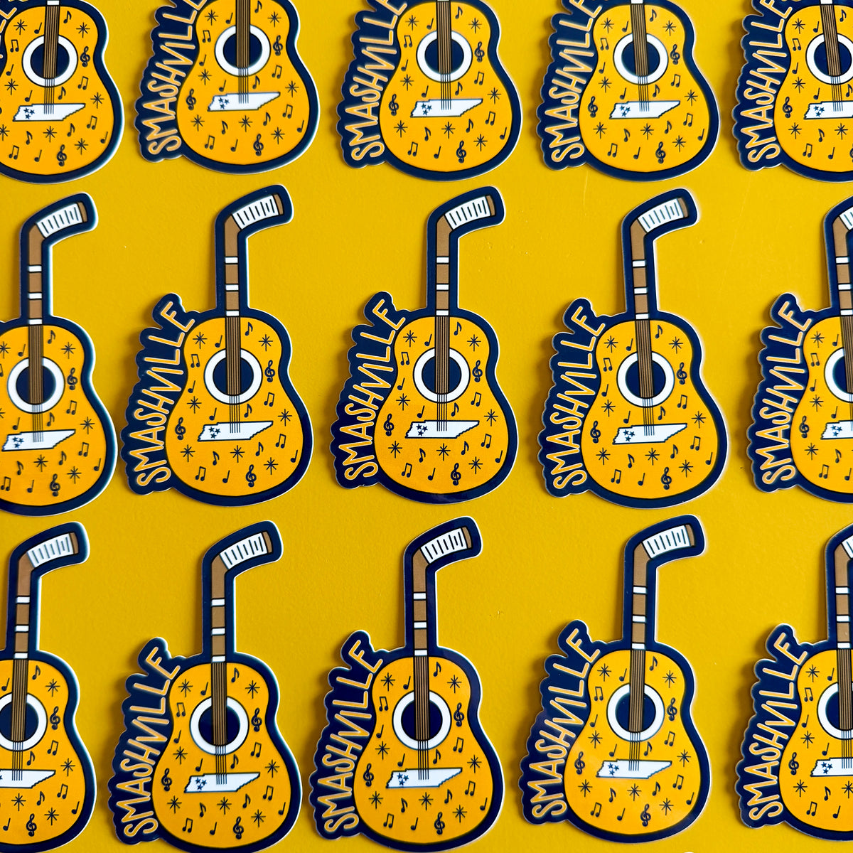 Nashville Hockey Sticker