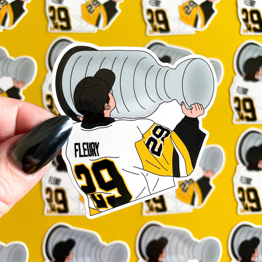Pittsburgh Hockey Sticker