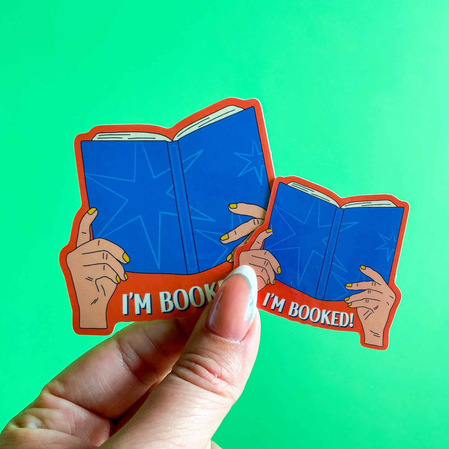 I'm Booked Sticker