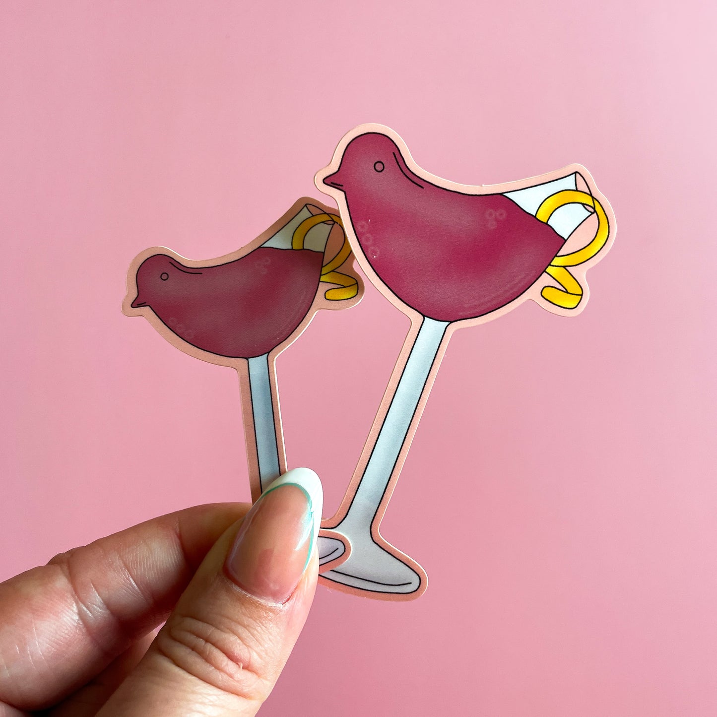Bird Cocktail Sticker
