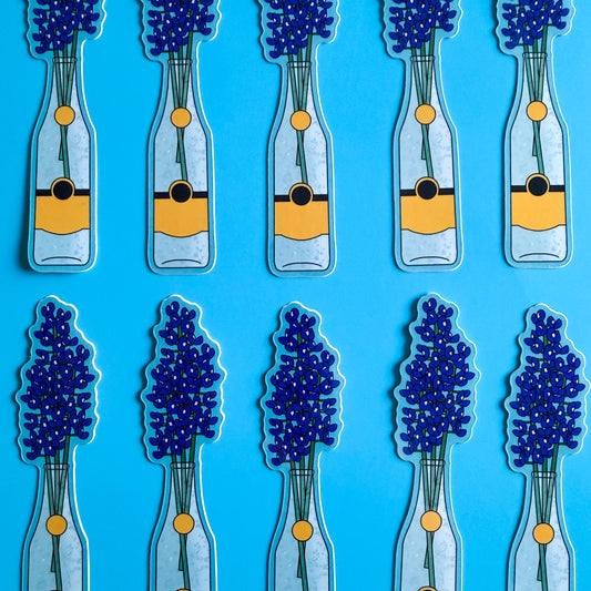 Texas Blue Bonnets Sticker