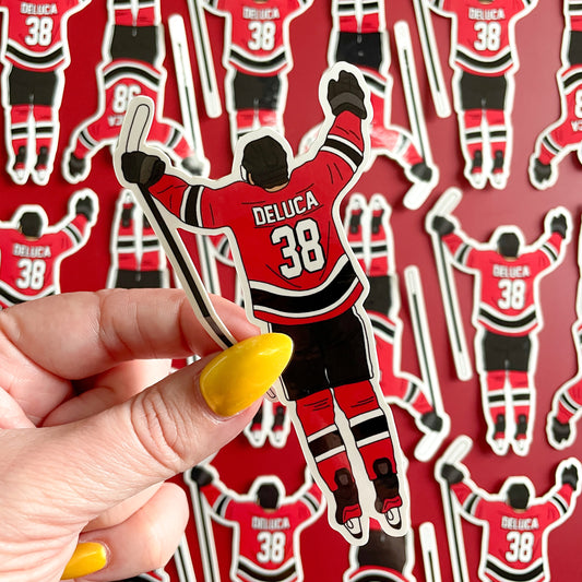 Rio DeLuca Sticker - "Rewind It Back" by Liz Tomforde