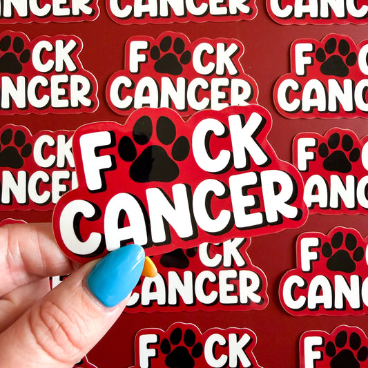 Canine Cancer Sticker