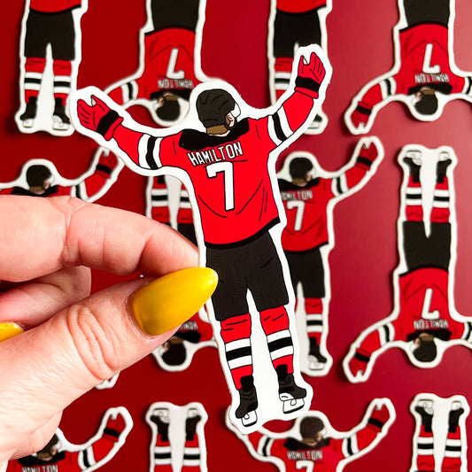 New Jersey Hockey Sticker