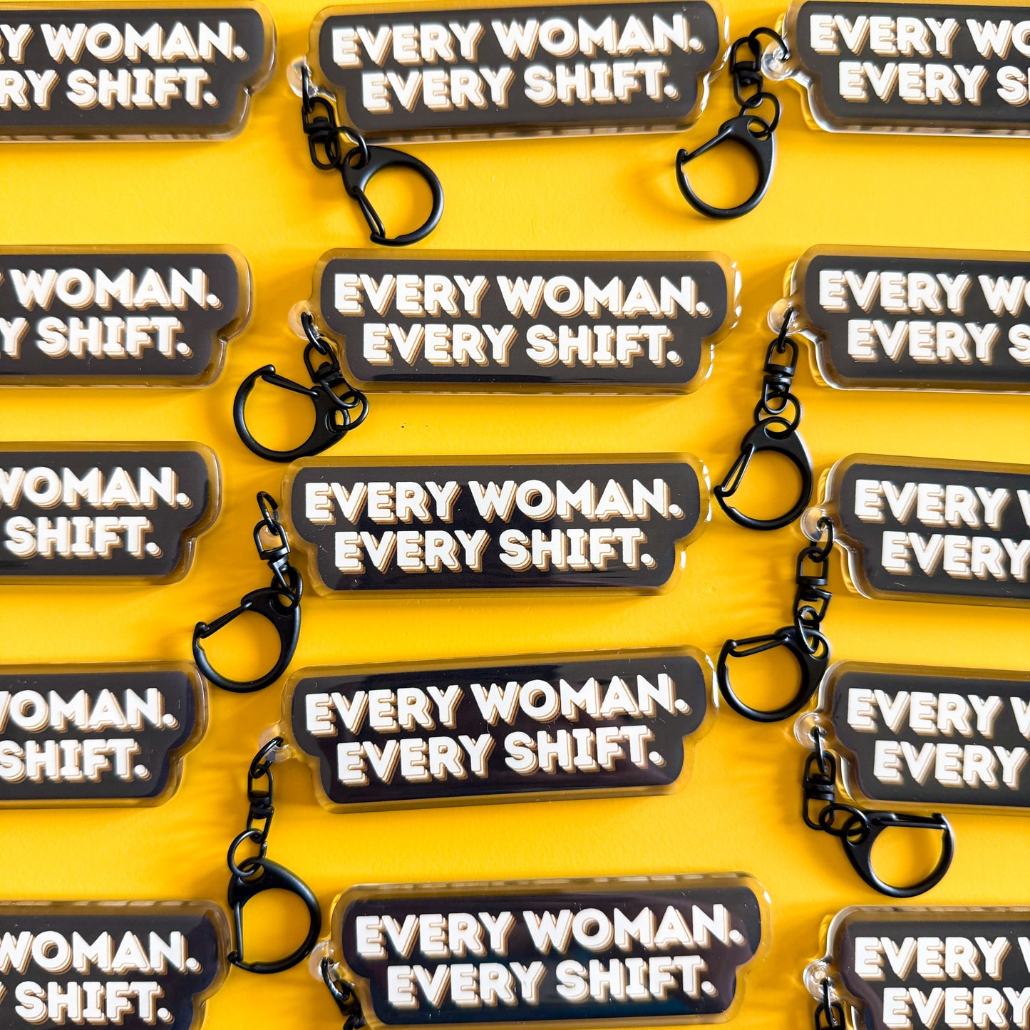 Every Woman Every Shift Keychain