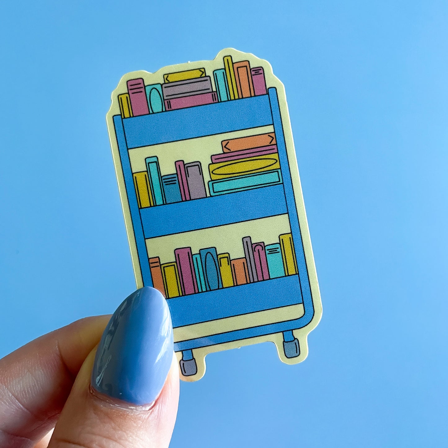 Book Cart Sticker