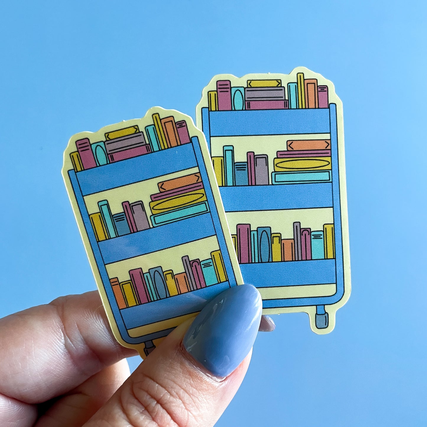 Book Cart Sticker