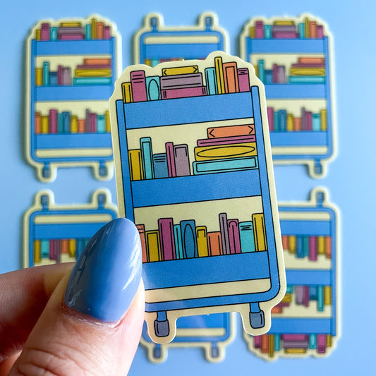 Book Cart Sticker