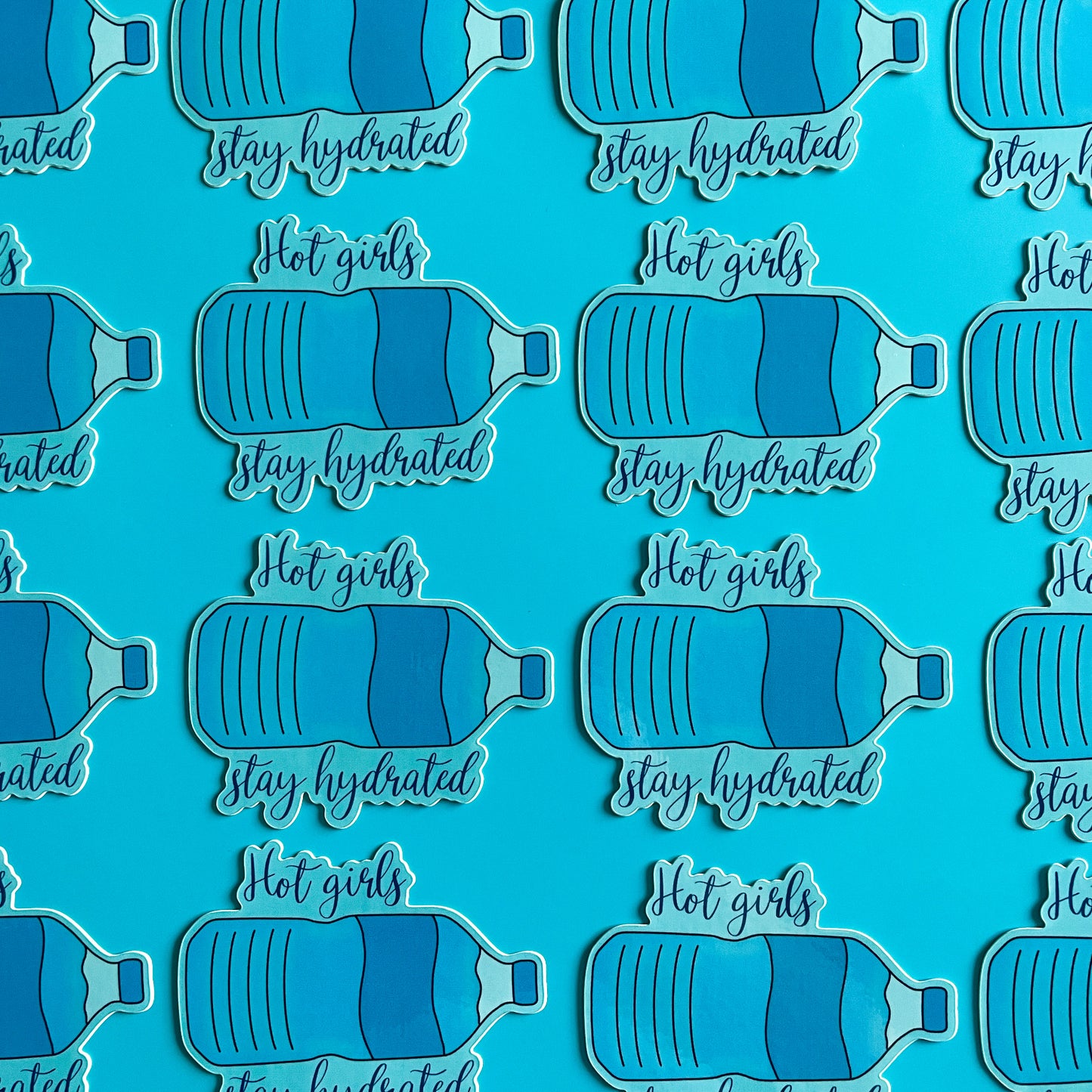 Hot Girls Stay Hydrated Sticker