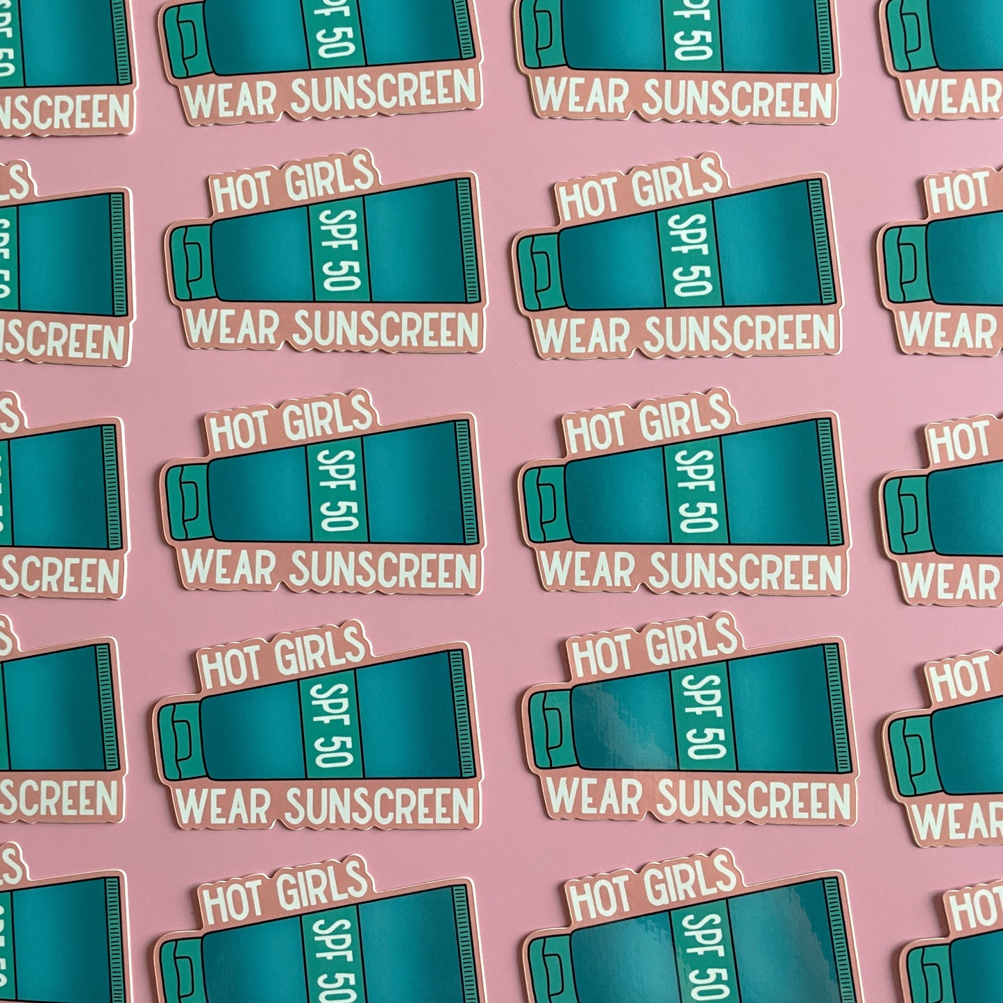 Hot Girls Wear Sunscreen Sticker
