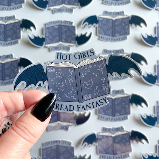 Hot Girls Read Fantasy Sticker