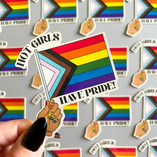Hot Girls Have Pride Sticker