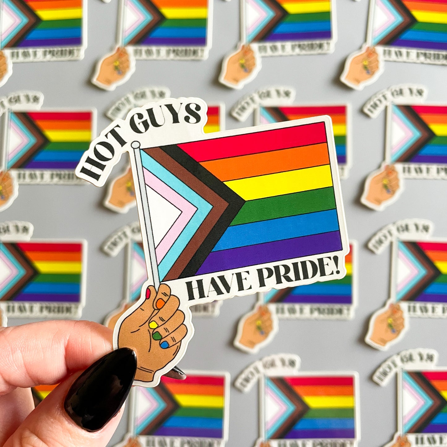 Hot Guys Have Pride Sticker
