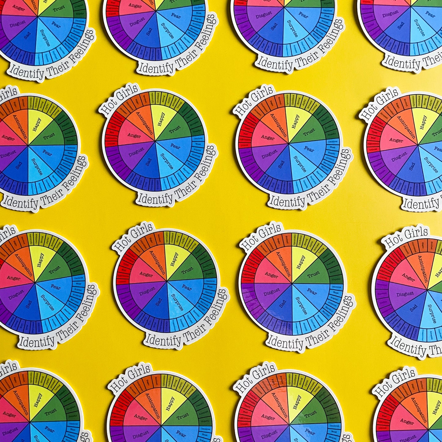 Hot Girls Identify Their Feelings Sticker