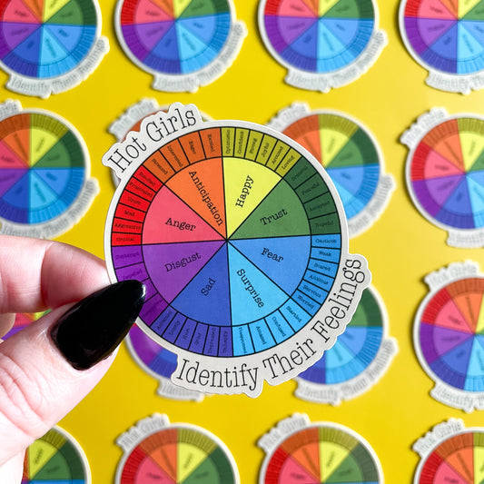 Hot Girls Identify Their Feelings Sticker