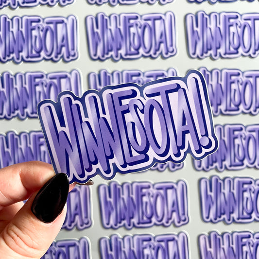 Minnesota Hockey Sticker