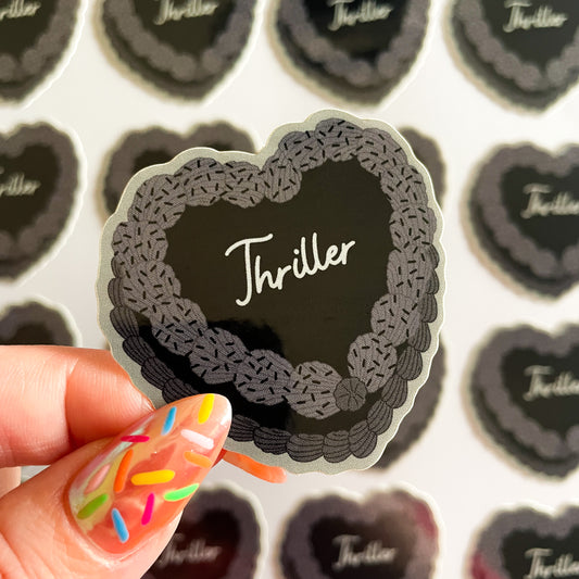 Thriller Book Trope Sticker