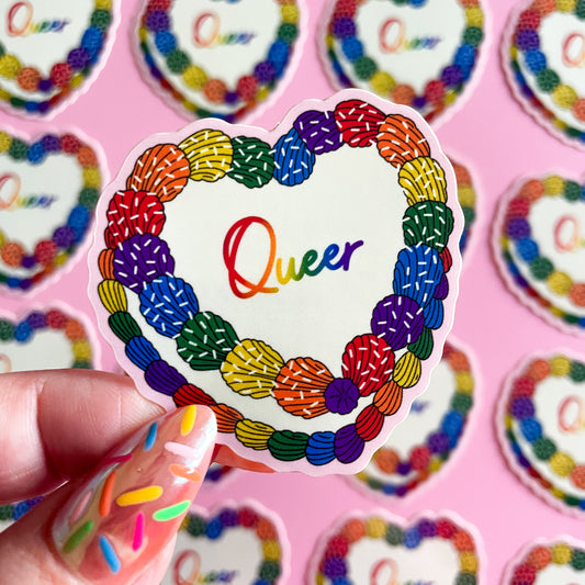 Queer Book Trope Sticker